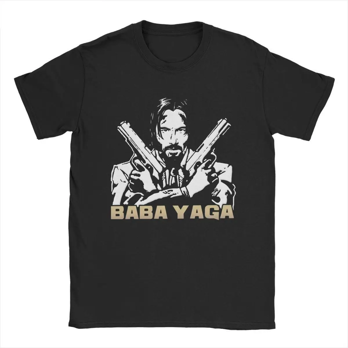 

Men John Wick Baba Yaga T Shirts Action Movie Cotton Tops Novelty Short Sleeve O Neck Tee Shirt Birthday Present T-Shirt