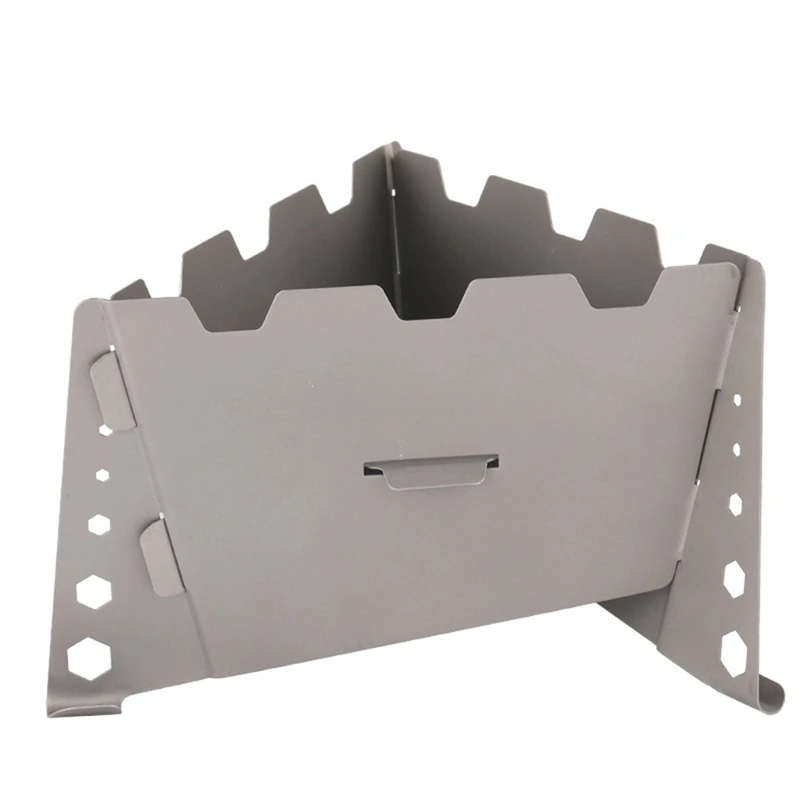 

New-Titanium Folding Stand with Tray Stove Titanium Pocket Burner Stove Stand for Camping Hiking Picnic Cooking