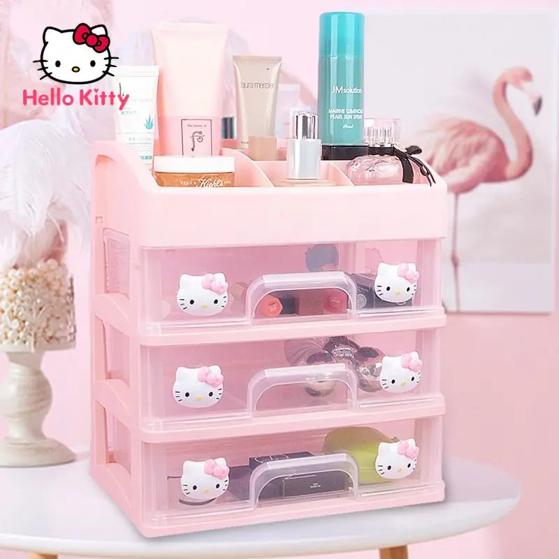 

Стеллаж для хранения косметики с защитой от пыли и выдвижными ящиками