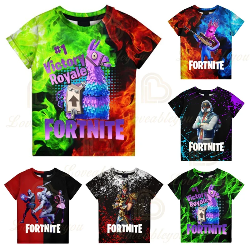 Футболка детская с коротким рукавом 3d в стиле Харадзюку |