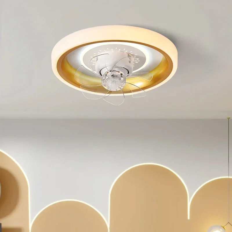 Современный минималистичный потолочный вентилятор умный светильник для детской