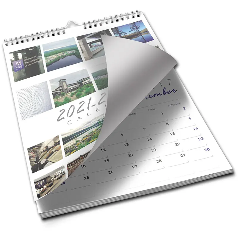Hot Sale Customized Full Printing Table Calendar Hanging Wall Calendar