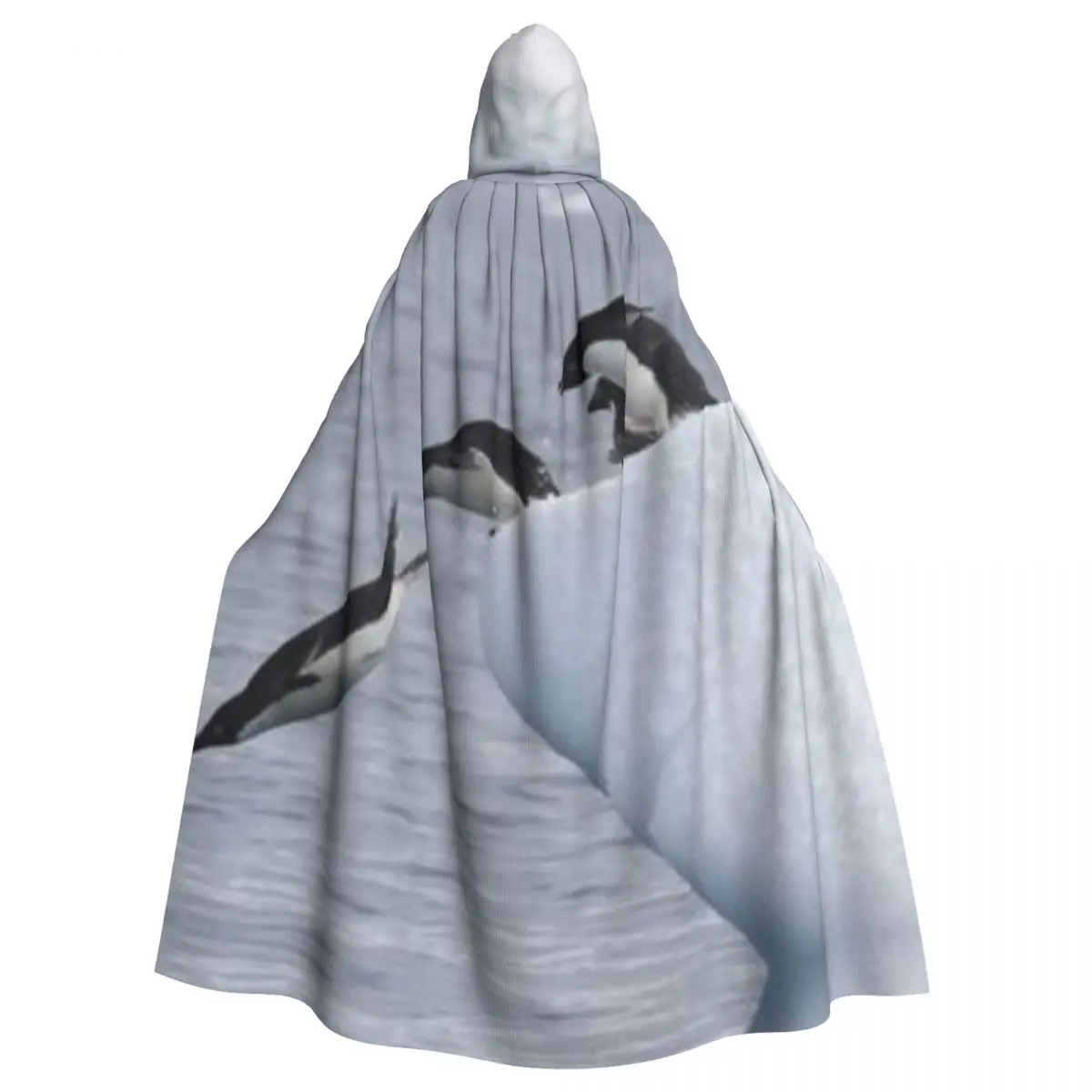 Плащ ведьмы адельи Пингвины прыгающий костюм для косплея на Хэллоуин унисекс
