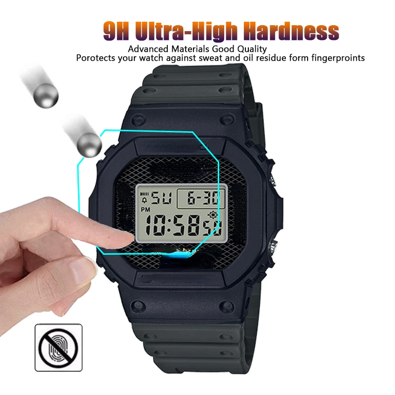 2 шт. 9H закаленное стекло для защиты экрана Casio G Shock GXW-56 GX-56 GMW-B5000 GM-5600 GW-5035 GW-5000 с