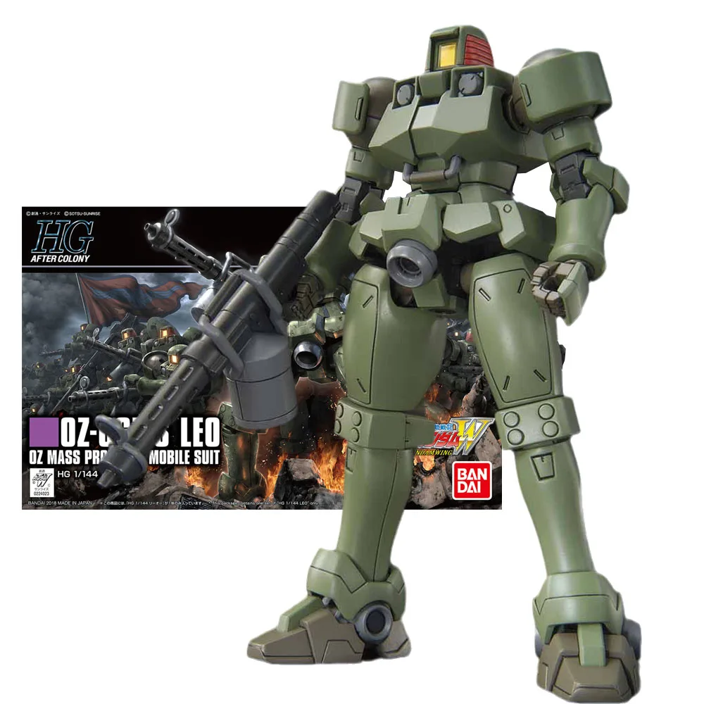 

Bandai Genuine Gundam Model Kit Anime Figure HG 1/144 0Z-06MS LEO Collection Gunpla Anime Action Figures Toys Free Shipping