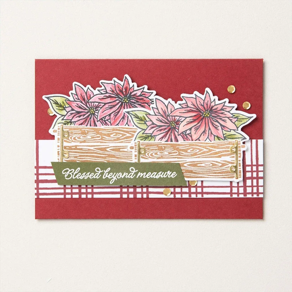 Рождественская елка печенье прозрачные штампы и высечка венок штамп с кленовым