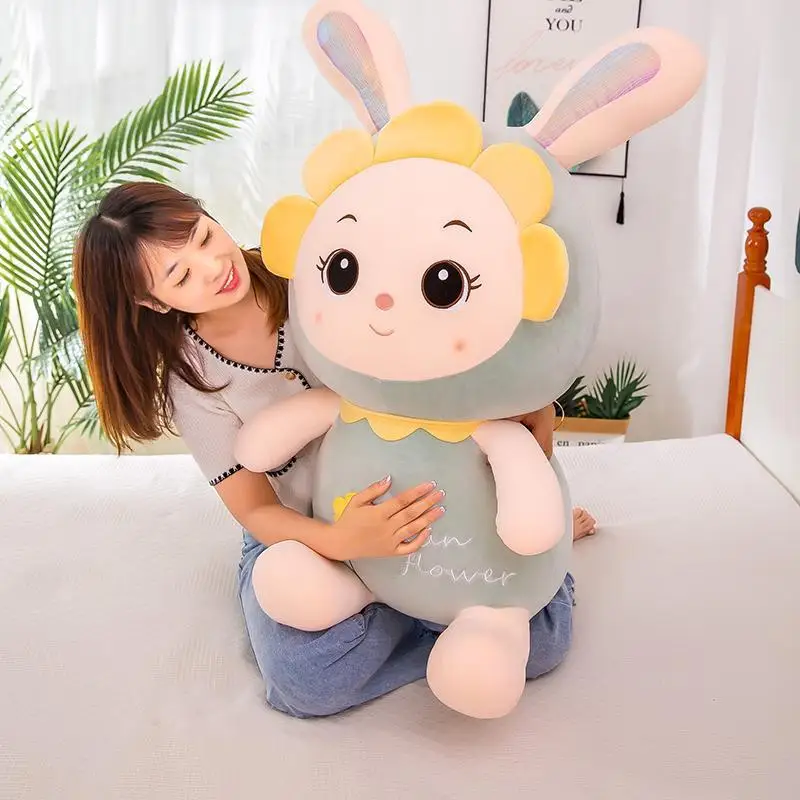 

Kawaii Sun Rabbit Plush Toy Cute Bunny Doll Wedding Pillow Birthday Halloween Gift for Girls Toys Juguetes Animals Room Decor