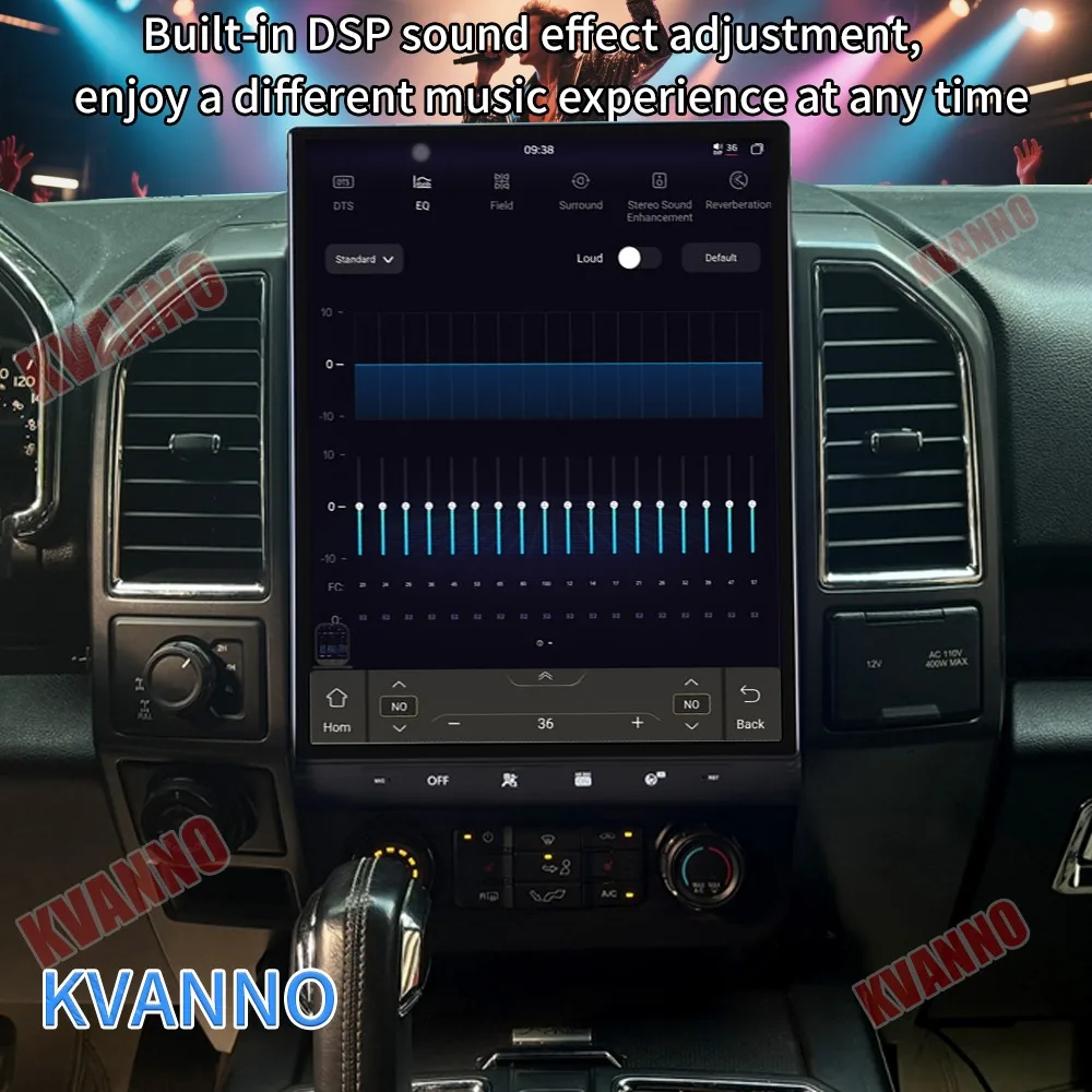 Фото Новинка 2026 года: Автомагнитола Android 15 для Ford F150 F250 2015-2020, процессор A7870, мультимедийный плеер, беспроводной CarPlay, GPS-навигация №4