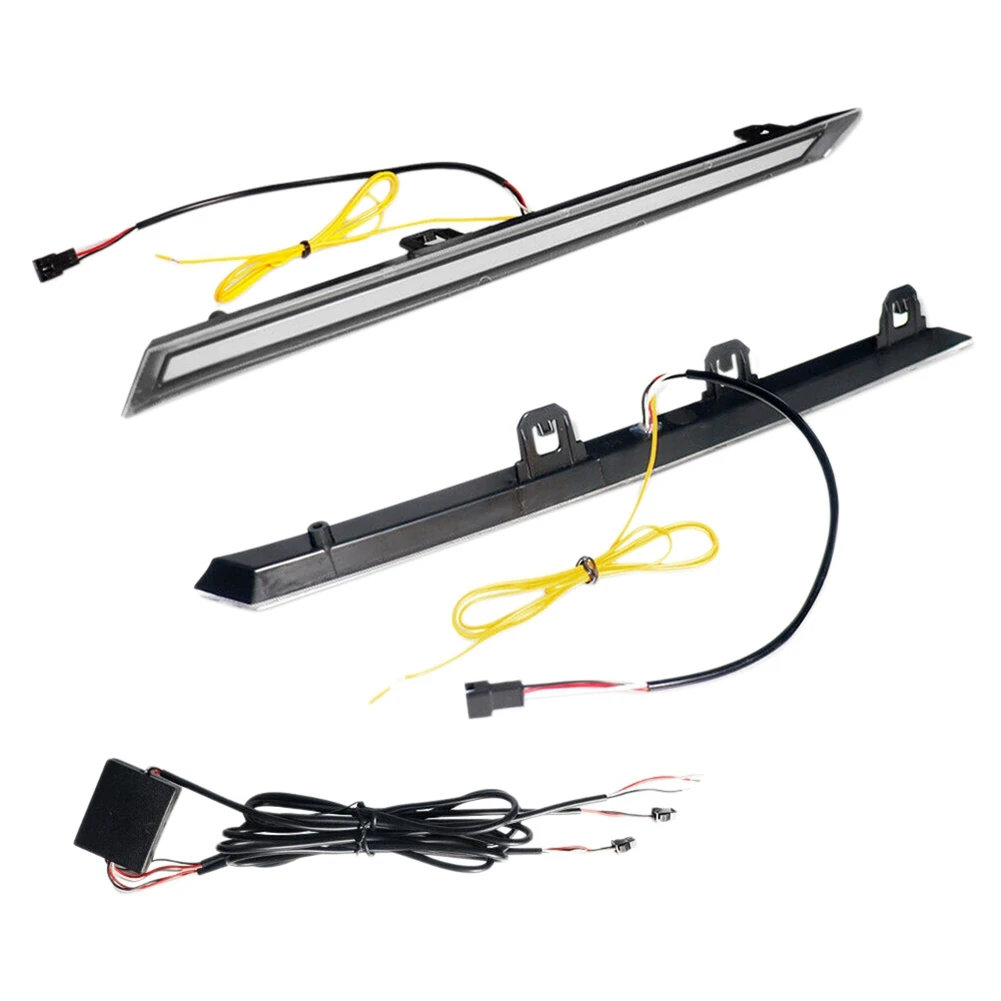 

Светодиодсветодиодный дневные ходовые огни для Toyota RAV4, декоративные дневные ходовые огни для капота двигателя, вентиляционная крышка, лампа для поворота 2019 2020 2021