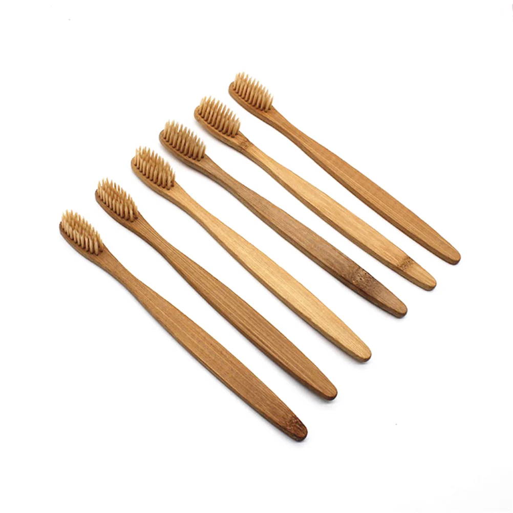 

8pcs Bamboo Natural Wooden ECO Friendly with Bristles