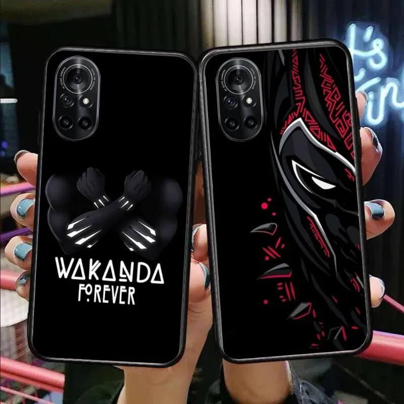 

Черная пантера крутая телефонная планка для Honor 70 50 20 7S X9 X8 X7 Magic 4 3 Pro черный мягкий чехол для телефона