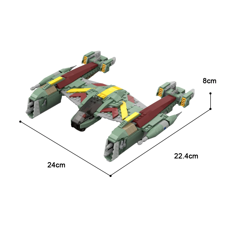 BZB MOC 104062 строительные блоки с изображением космических войн сапбэна Xanadu крови