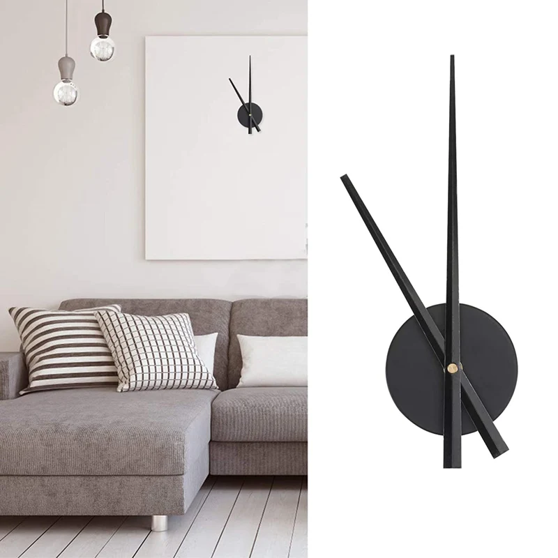 

Large DIY Wall Clock Movement Mechanism Clock Hands Needles Set for 3D Mirror Clock Replacement Accessories Home Decoration