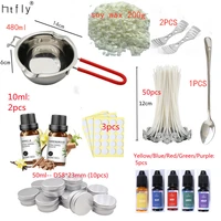 diy candle making kit soy wax candle kit art craft gifts for adultsscents color dyes pouring pot wicks sticker more