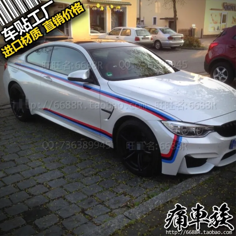 

New Custom Sports Fashion Car Sticker Car Decal Vinyl Car Film Accessories FOR BMW 3 Series 4 Series 5 Series X4 X5