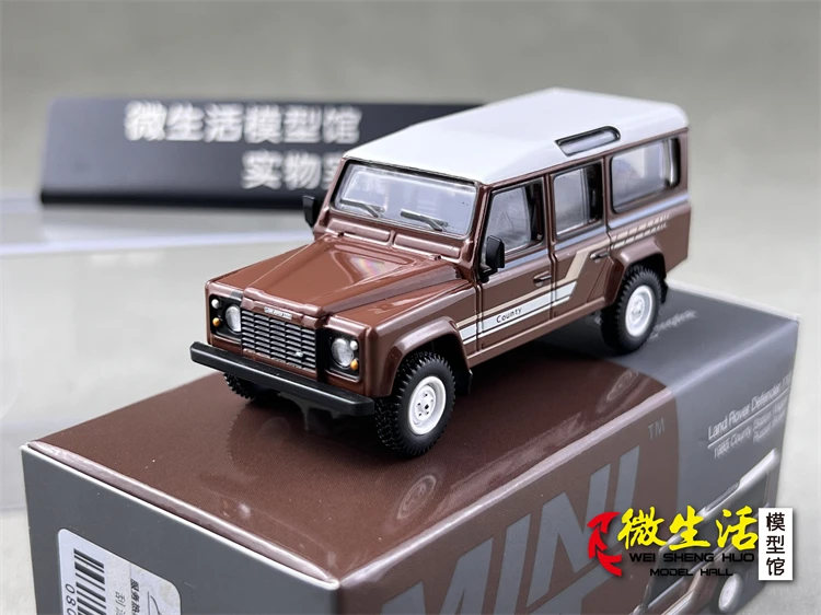 МОДЕЛЬ TSM MINIGT # 734 1:64 Land Rover Defender 110 1985 коллекция County StationWagon литая под давлением