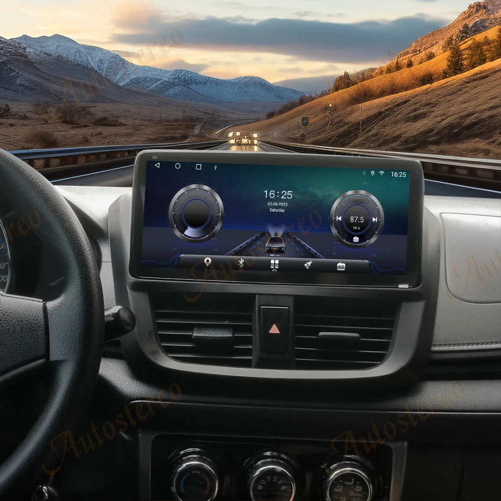 Фото 10,25 дюймов для Toyota Vios 2017-2021 Android 14, автомобильный мультимедийный плеер, GPS-навигация, авторадио, магнитофон, головное устройство, стерео №4