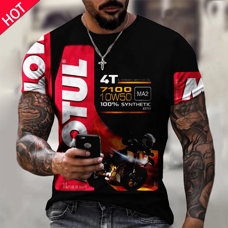 

Fashion T-shirt Men Streetwear Summer 3d Print Castrol Sportswear Men Harajuku Men's Tracksuit Top Tees Casual Oversized T Shirt