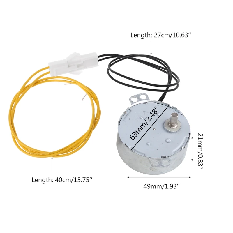 Инкубатор с автоматическим освещением синхронный двигатель 2 5/3 об/мин Cw/Ccw для