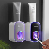 automatic toothpaste squeezer plastic easy toothpaste dispenser wall mount stand for toilet home bathroom accessories sets