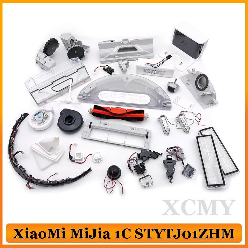 For XiaoMi Mijia 1C STYTJ01ZHM Mi Robot Vacuum Mop Replacement Parts Water Tank Dust Box Wheel Mop Cloth Charging Pile Motor