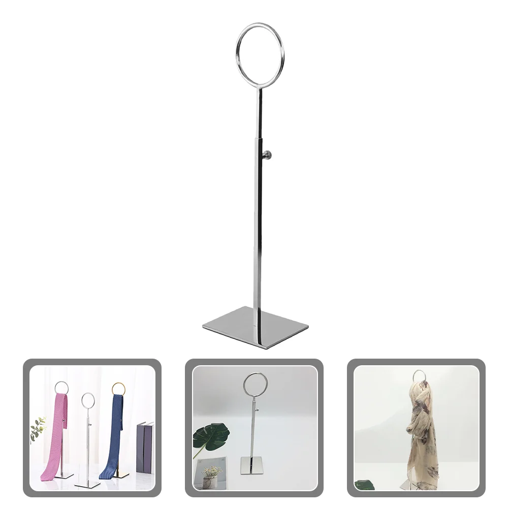 

Scarf Display Stand Metal Clothes Hanger Waistband Rack Multifunction Organizer Stainless Steel Holder Storage Shawl