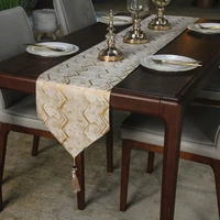 long strip decor nordic table runner luxury blended fabric tv counter cloth table banner