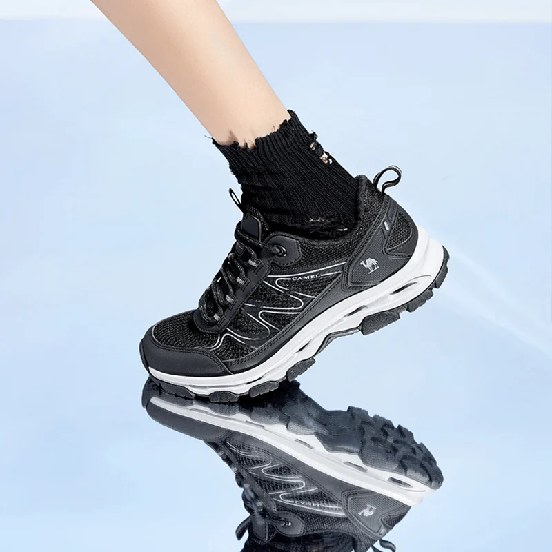 GOLDEN CAMEL Outdoor Hiking Shoes Men Women Low-cut Sneakers Non-slip Breathable Thick-soled Running Shoes for Men 2023 Summer