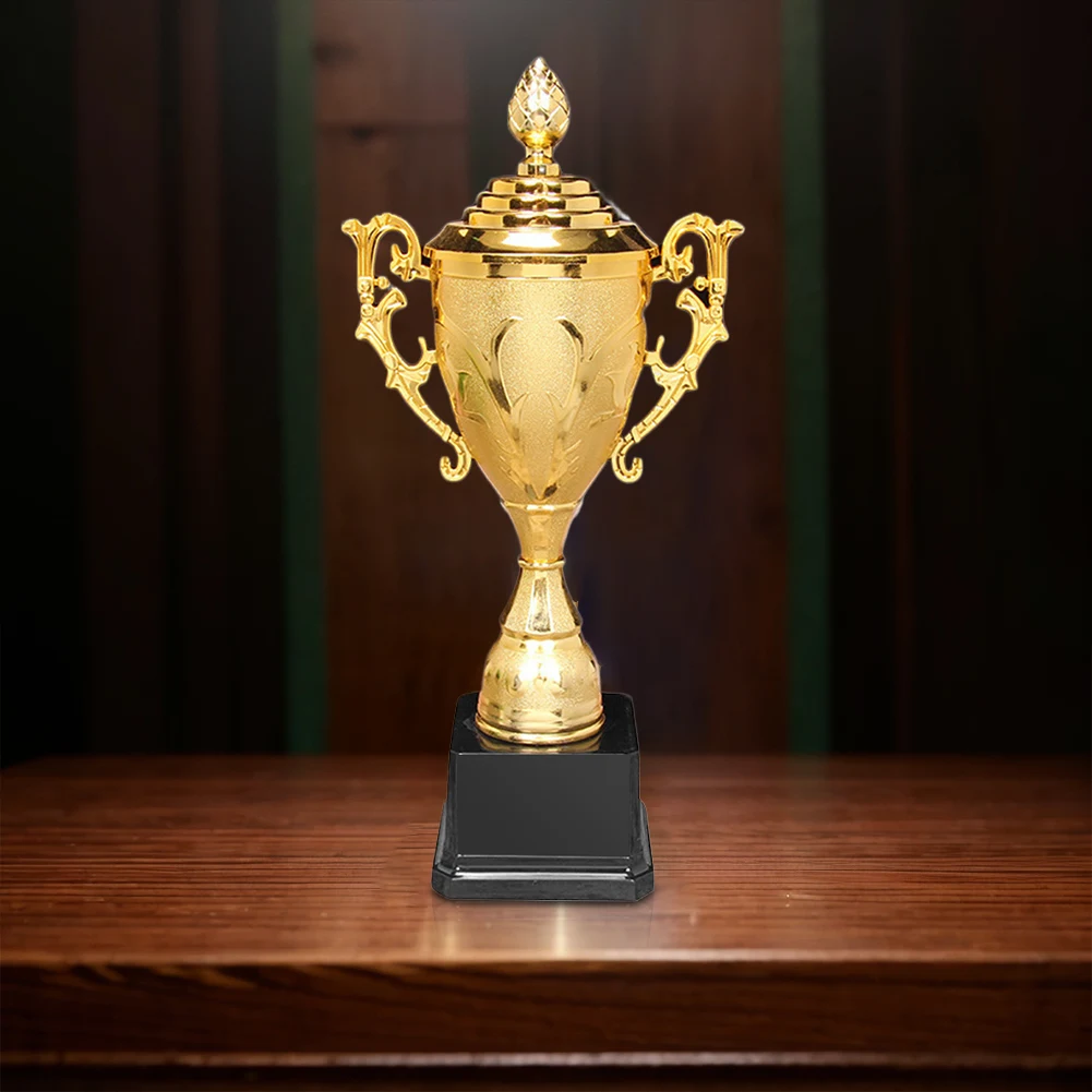 Золотой пластиковый трофей игровой матчевой 8 5-дюймовый спортивный для