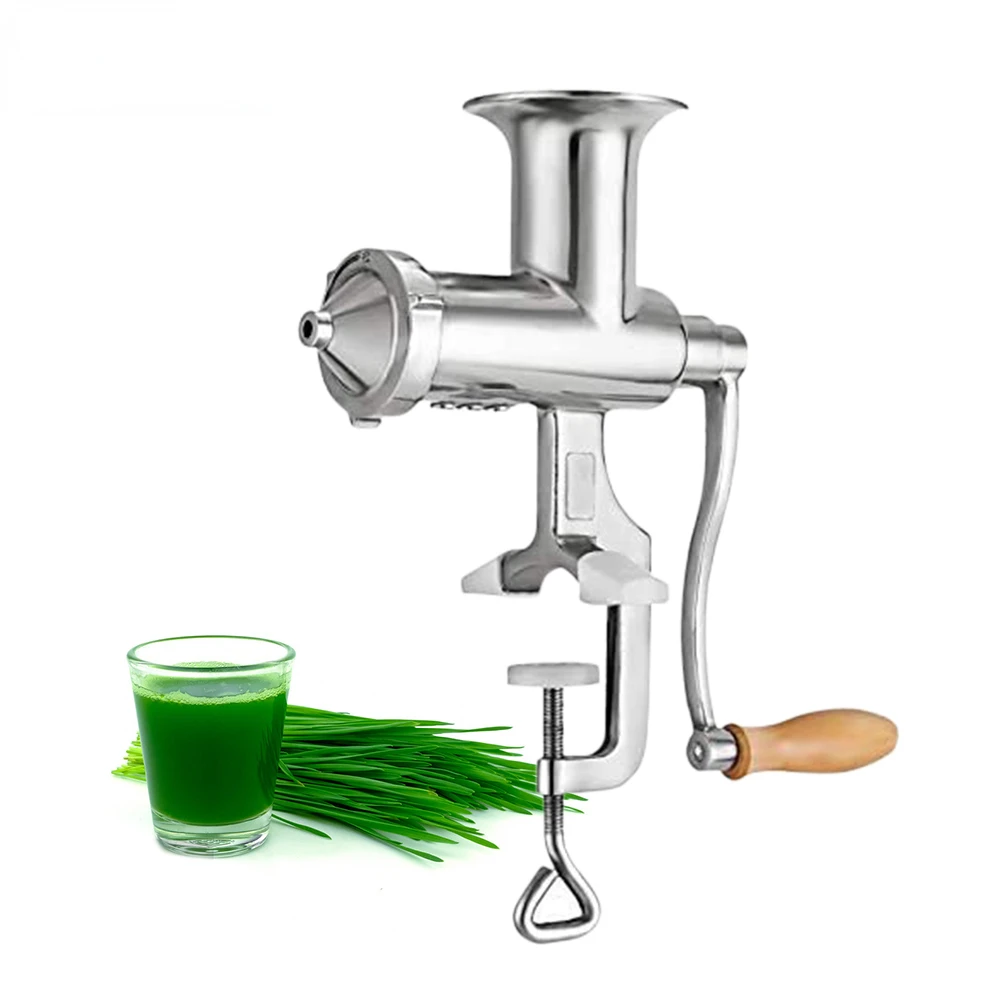 

Stainless Steel Wheatgrass manual juicer fruit citrus juice extrator