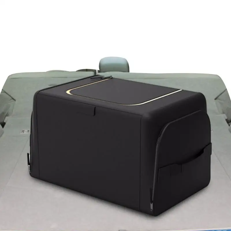 

Collapsible Car Organizer Trunk Storage Bag Car Accessories Organizer Portable Cars Storage Black For Auto Trucks Trunk Box Boxs