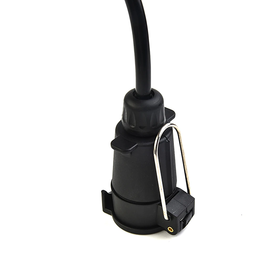 

Durable 7 Blade RV To 7 Way Pin Adapter Trailer Connector 12V Towbar Towing Waterproof Plugs Socket Adapter Protect Connections