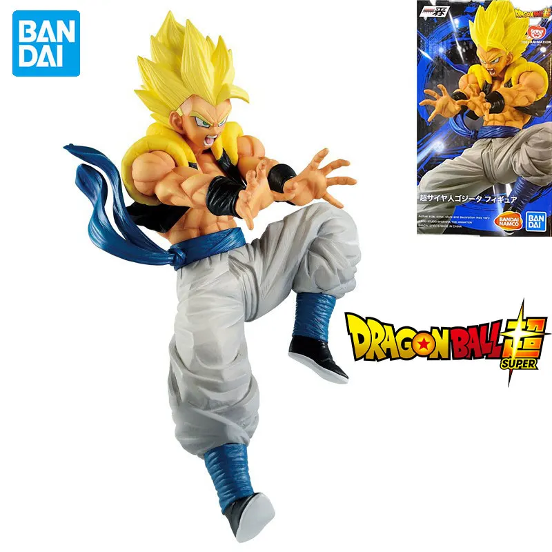 

BANDAI Original Anime Dragon Ball Z Super Saiyan Gogeta Figure PVC Model Toys Action Figures Collection Gifts Dolls Toy for Chid
