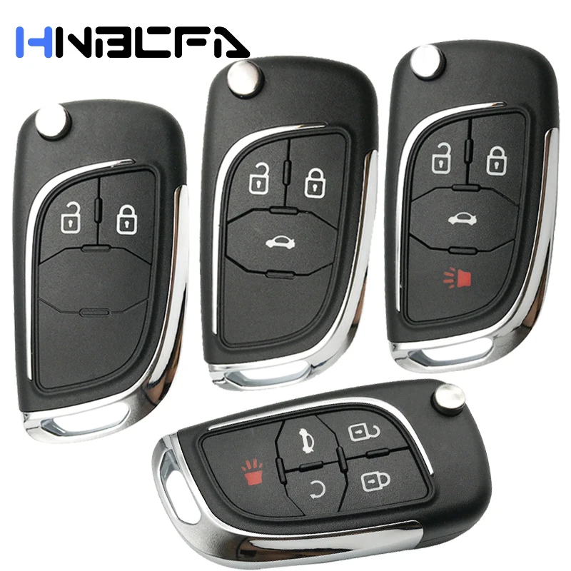 

Modified Remote Key Case For Chevrolet Cruze/Aveo/Epica/Camaro/Lova 2009-2013 Replacement 2/3/4/5 Buttons Car Key Shell Fob