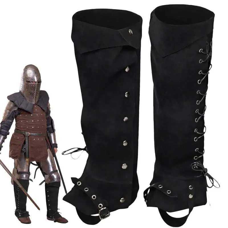 

Pirate Boot Covers Viking Leg Wraps Medieval Renaissance Steampunk Leg Guards For Knight Halloween Cosplay Costume