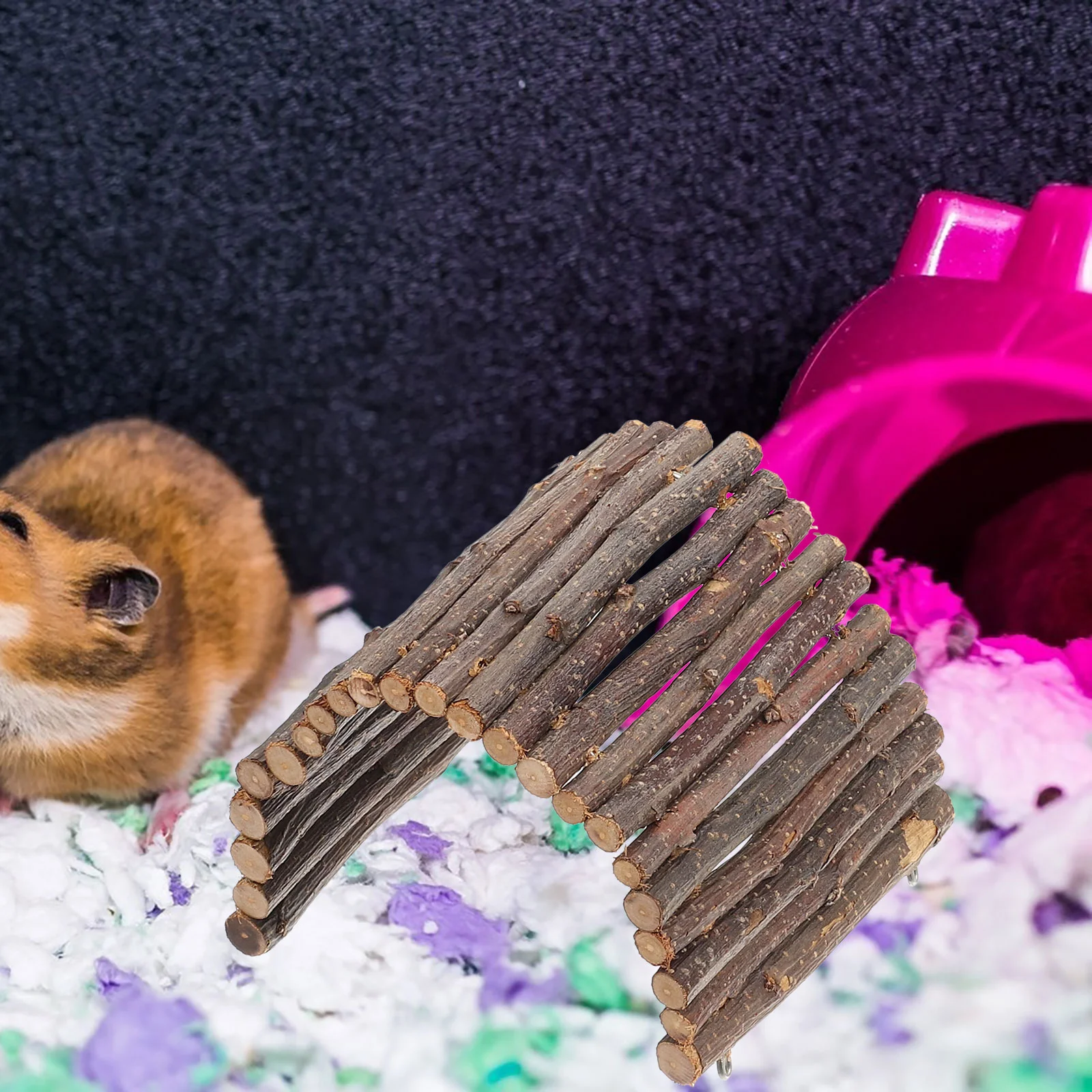 2 шт. арочный мост для хомяка маленькая трубка хижина скалолазания игрушки