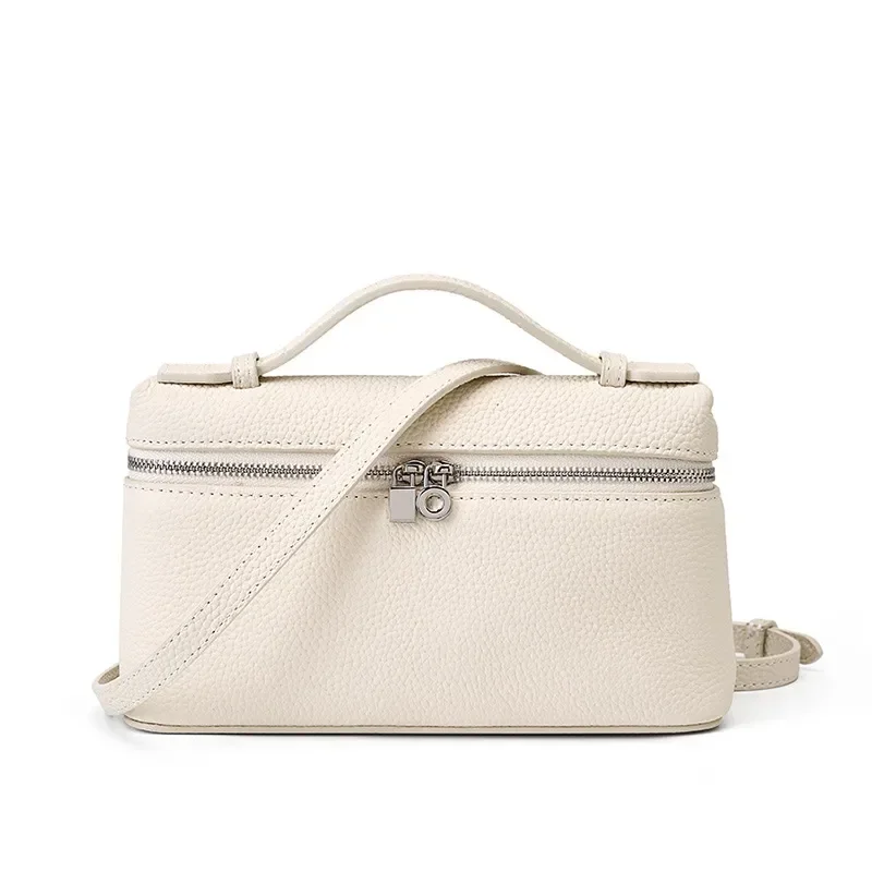 

2023 New Women's Bags Genuine Leather Lunch Box Bags Luxury Lady Shoulder Bag Simplicity Girl Messenger Bags Fashion Handbag