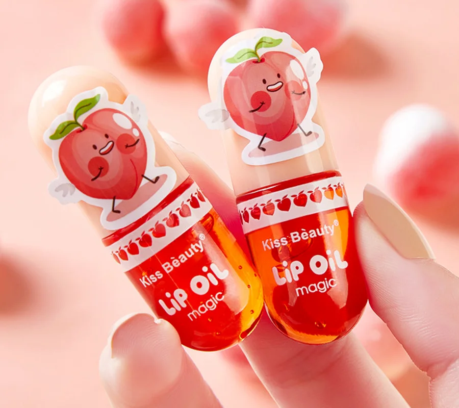 Персиковый Увлажняющий блеск для губ персиковый водостойкий глянцевый стойкий