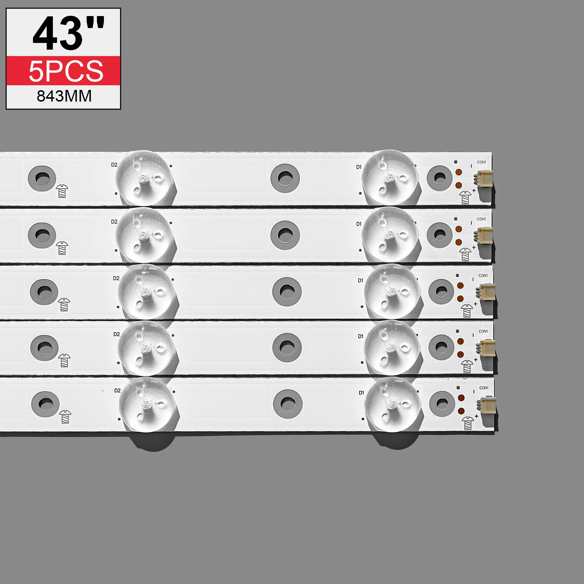 10pcs LED Backlight 12 Lamp for  Philips 43