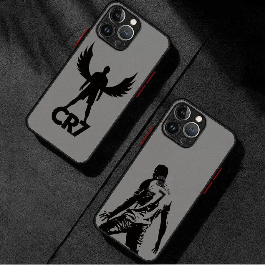 Mr Football CR7-Ronaldo для iPhone 11 12 14 16 15 Pro Max SE 13 Mini 7 8 XR XS 15Pro MAX Plus Мягкий чехол телефона