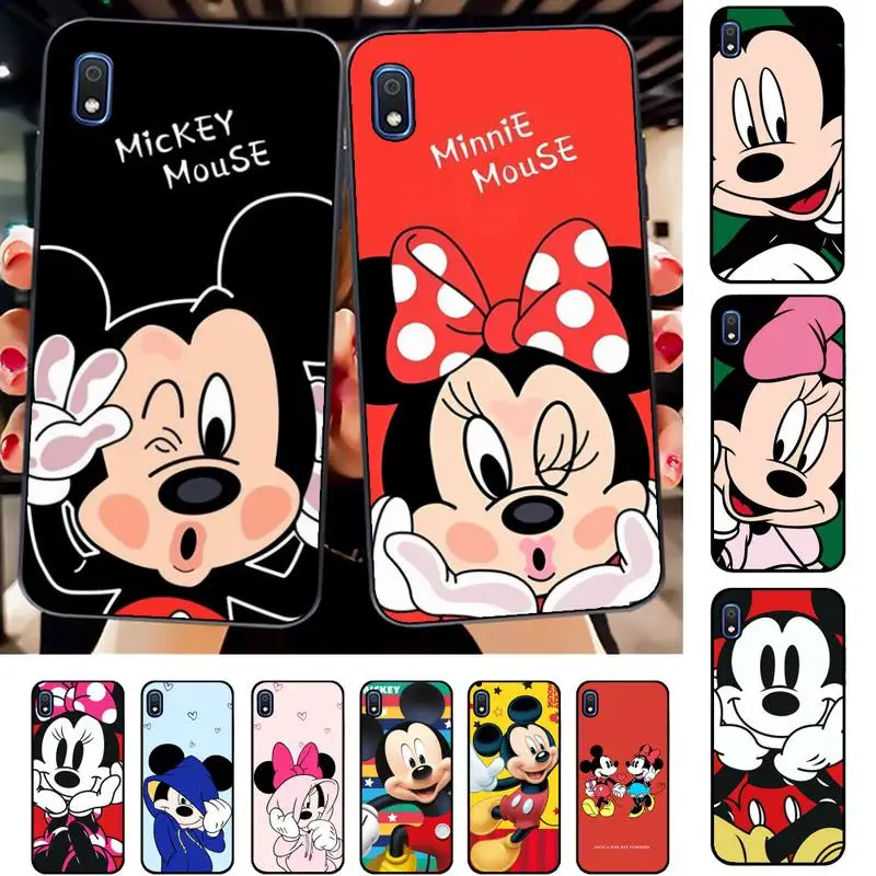 

BanDai Cute Mickey Mouse Phone Case for Samsung A51 01 50 71 21S 70 31 40 30 10 20 S E 11 91 A7 A8 2018