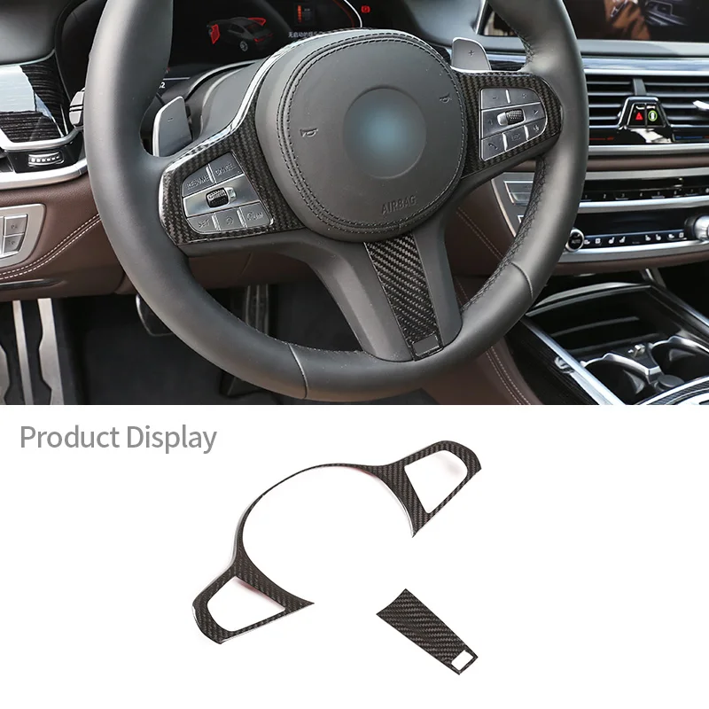 Чехол для руля из углеродного волокна для BMW 3 4 5 7 8 серия 6 серия G20 G30 G22 G11 G14 Z4 G29
