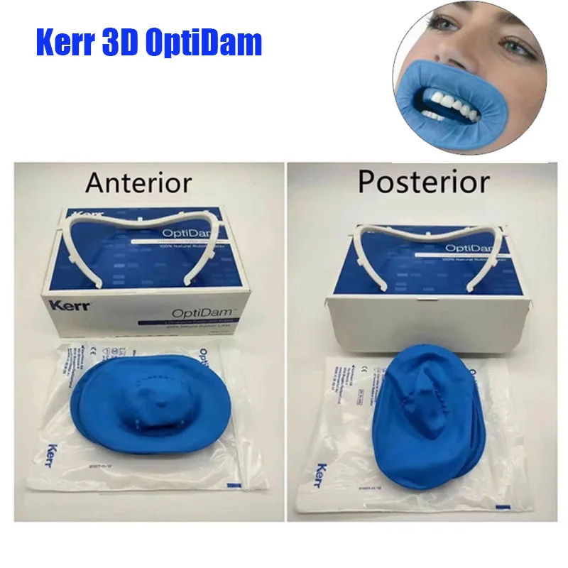 High Quanlity Dental Kerr 3D Rubber Dam OptiDam Anterior Posterior Nipple Teeth Dam Frame 10+1