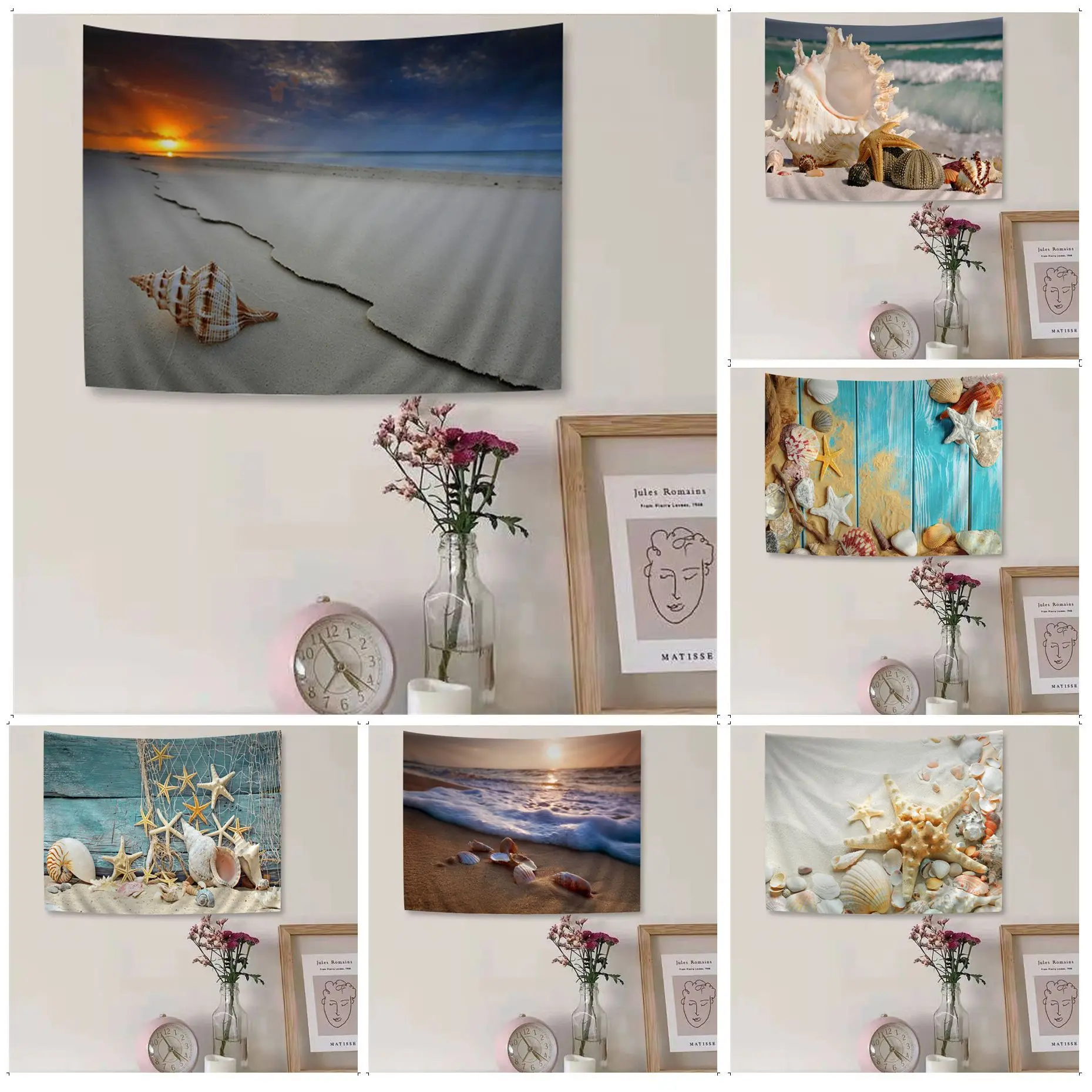 

Shell Hanging Bohemian Tapestry Wall Hanging Decoration Household INS Home Decor