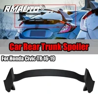 rmauto type r style car rear trunk wing spoiler racing spoiler for honda civic 10th gen tr 2016 2020 car body styling kits