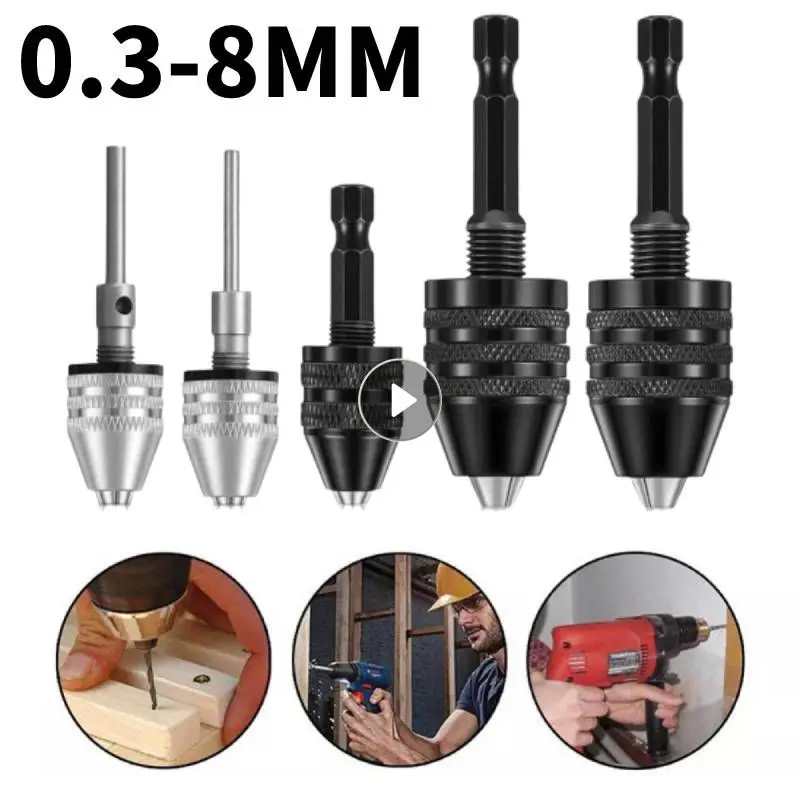 

Electric Grinder Drill Chuck Quick Change Hexagonal Handle Chuck Convertible Three Jaw Chuck Electric Tool Screwdriver Accessory