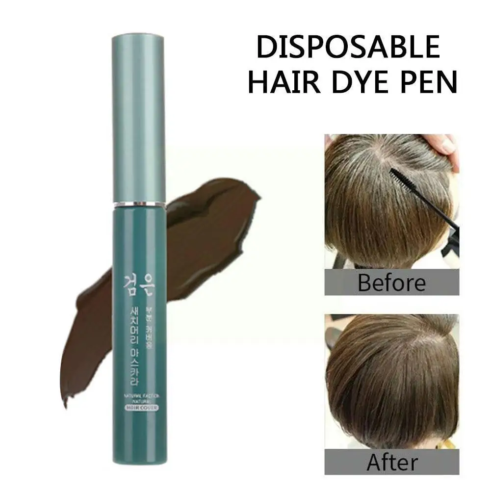 

Temporary Hair Color Brush Diy Hair Color Wax Mascara Cover One- Up Hair Dye White Cream J4n6