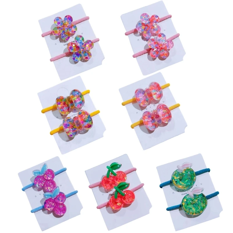 

2 шт., Детские блестящие повязки для волос