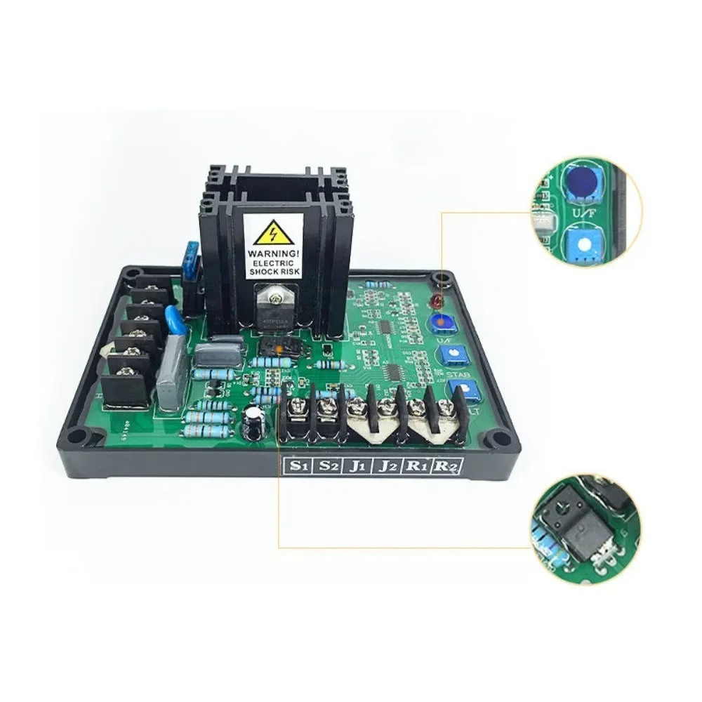 Регуляторы напряжения Black GAVR 15A бесщеточный универсальный генератор AVR