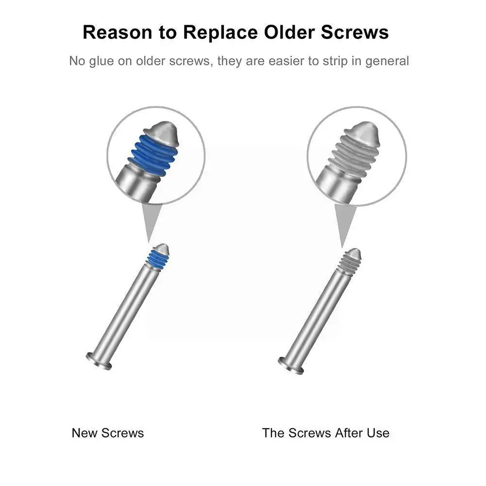 

10pcs Bottom Back Cover Screws Parts Set Computer For Pro 13" 15" 17" A1278 A1286 A1297 M2w6